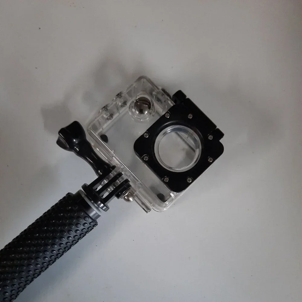 Single Handle Handheld Sport Action Camera Case Hand Grip Pole Stick